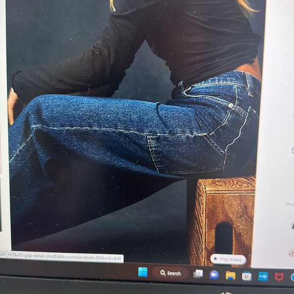 Free People Tinsley Baggy High Rise Jeans - Picture 4 of 9